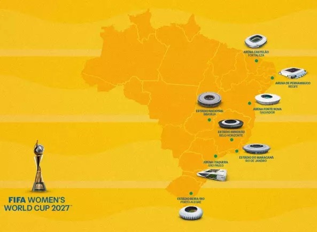 Cuiab&aacute; descartada como sede da Copa do Mundo Feminina